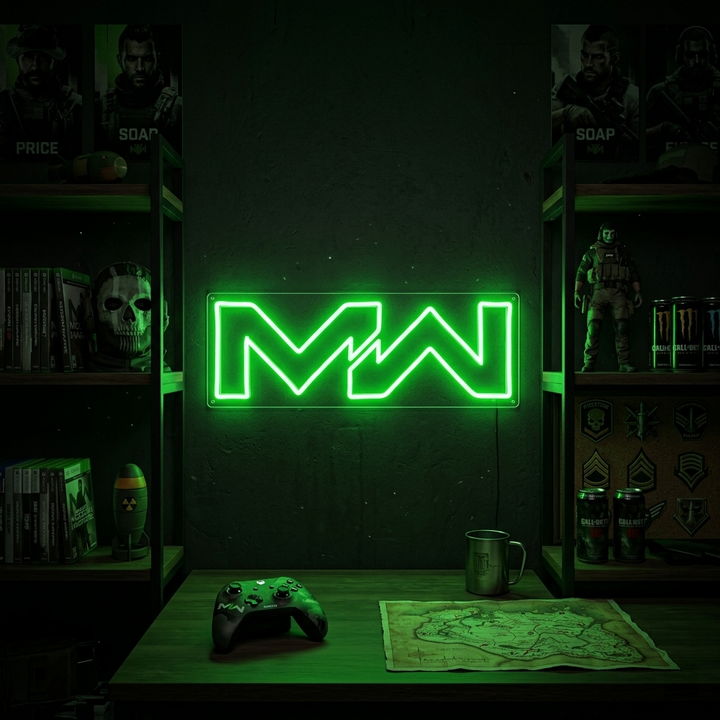 "Mw, Gamer Room Decor" Neonskilt