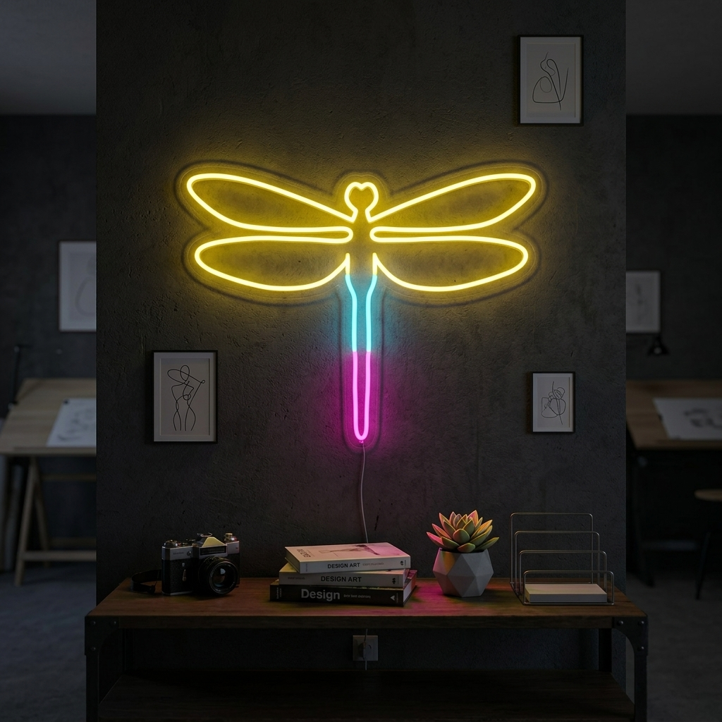 "Guldsmed" Neonskilt