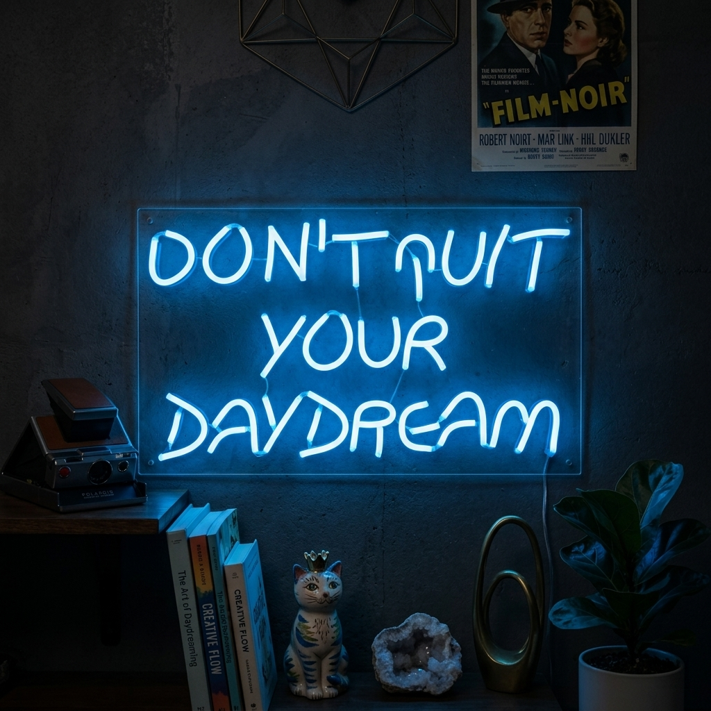 "Donot Quit Your Daydream" Neonskilt