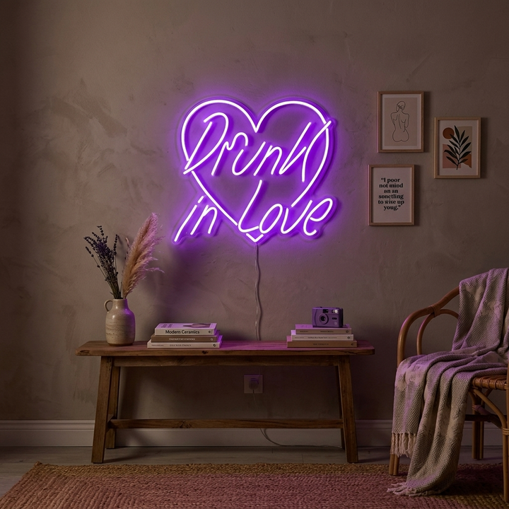 "Drunk In Love" Neonskilt