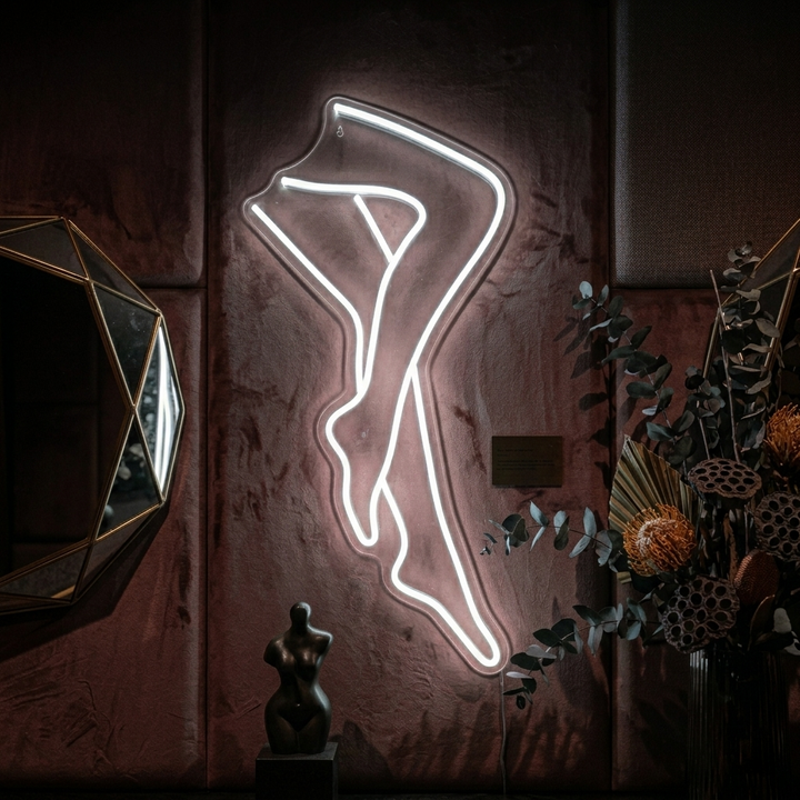 "Sexede Ben Dame" Neonskilt