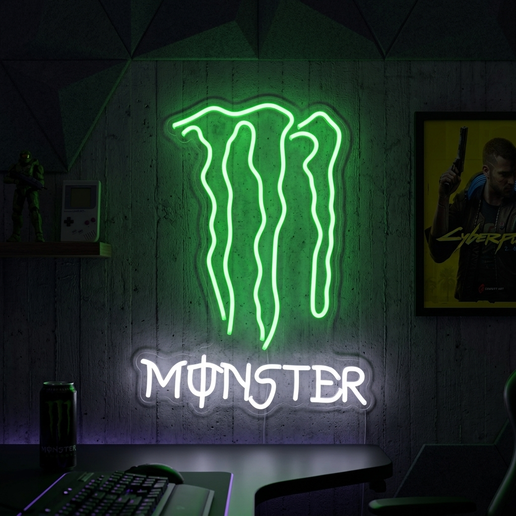 "Monster" Neonskilt