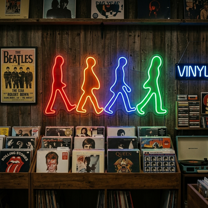 "Musikband" Neonskilt