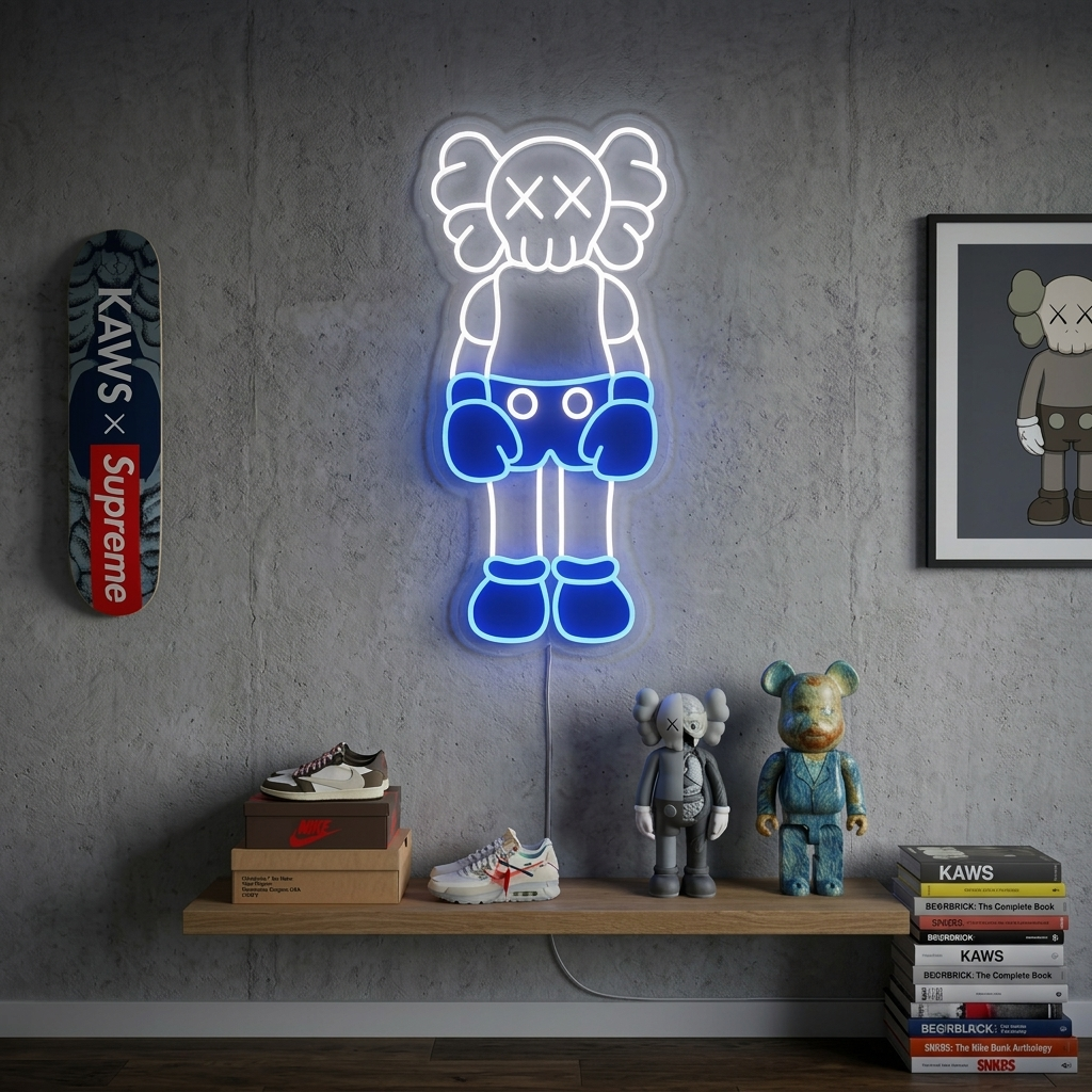 "KAWUV Print, Anime" Neonskilt