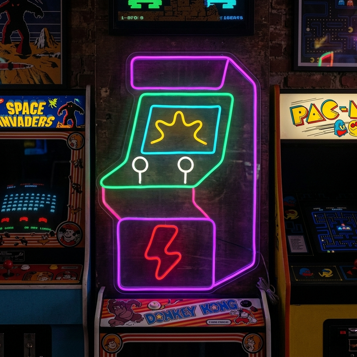 "Arcade Machine" Neonskilt
