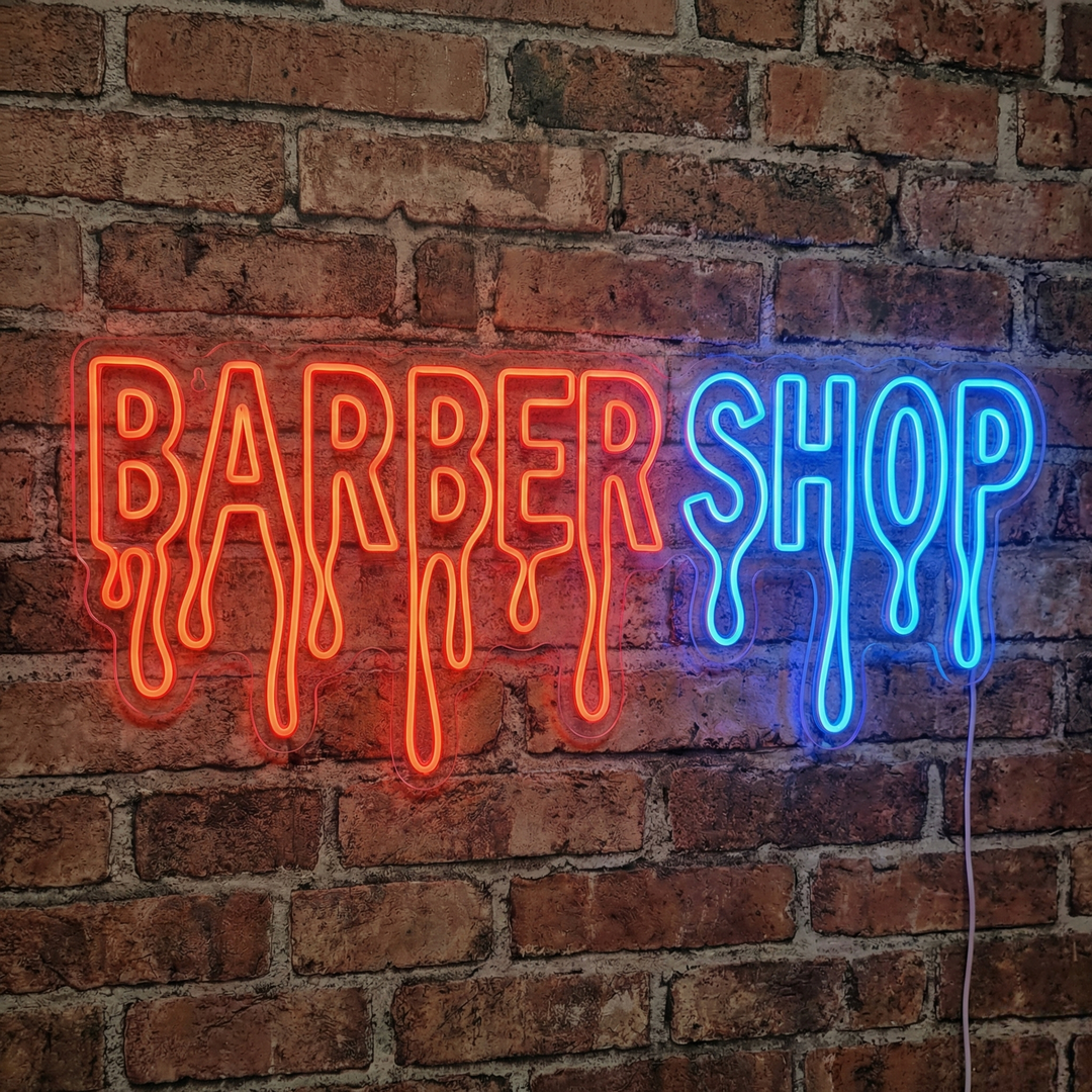 "Barber Shop" Neonskilt