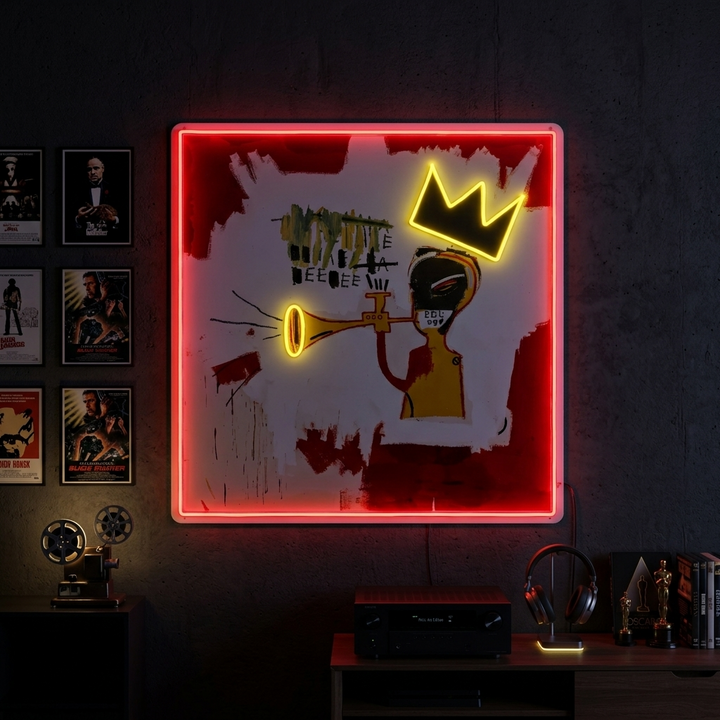 "Jean Trompet" Neonskilt