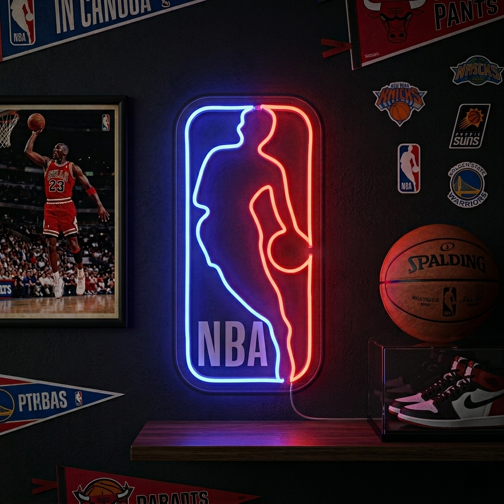"Basketball Match Logo" Neonskilt