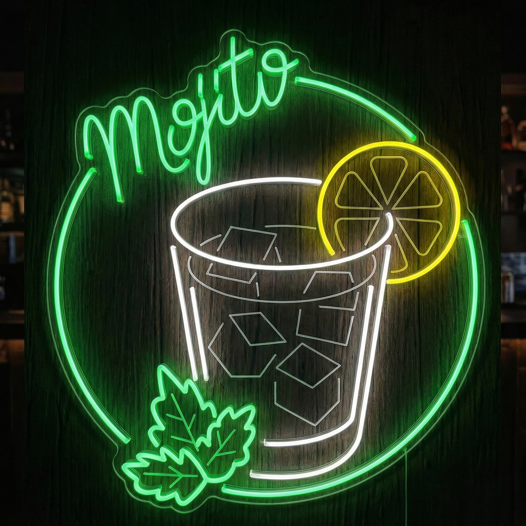 "Mojito" Neonskilt