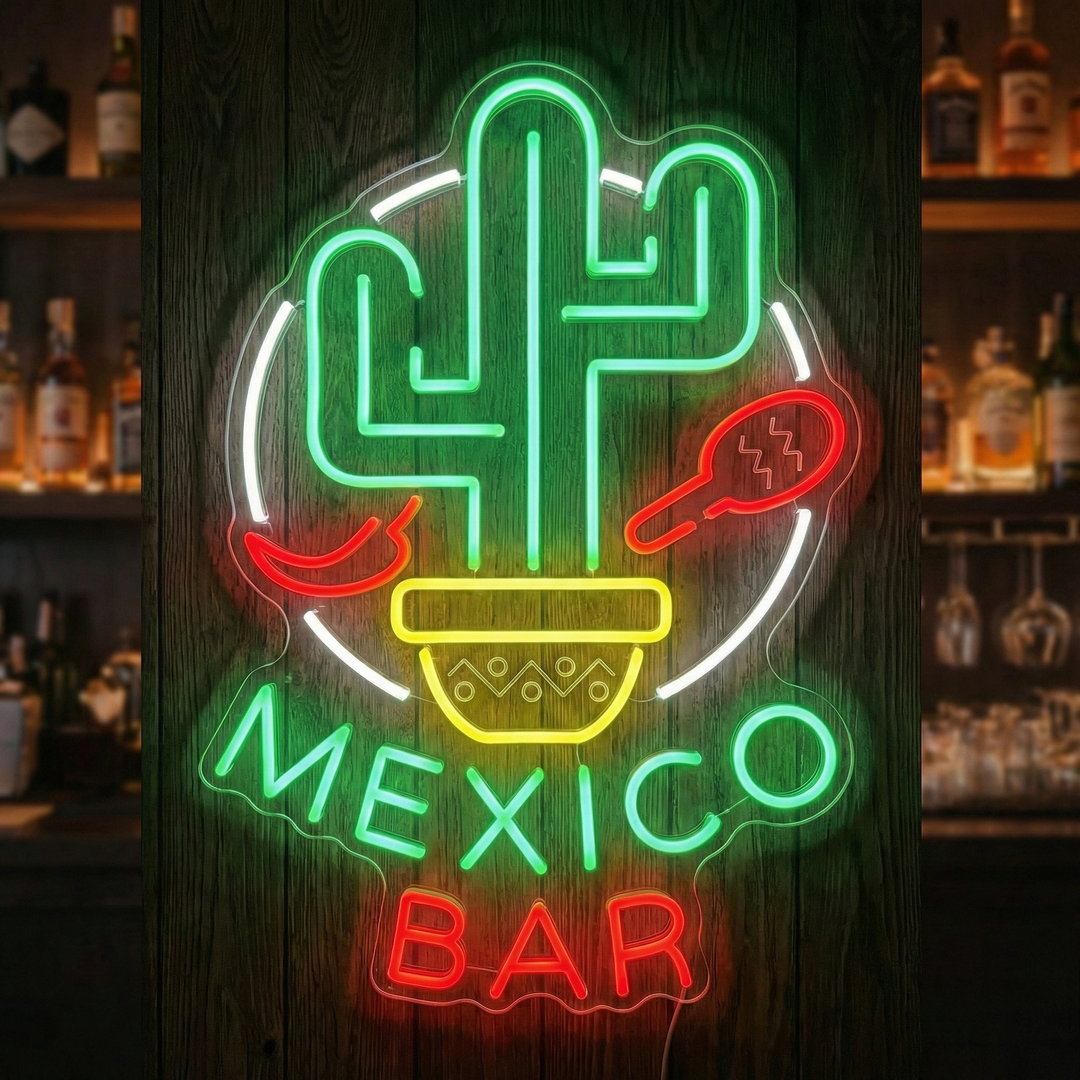 "Mexico Bar" Neonskilt
