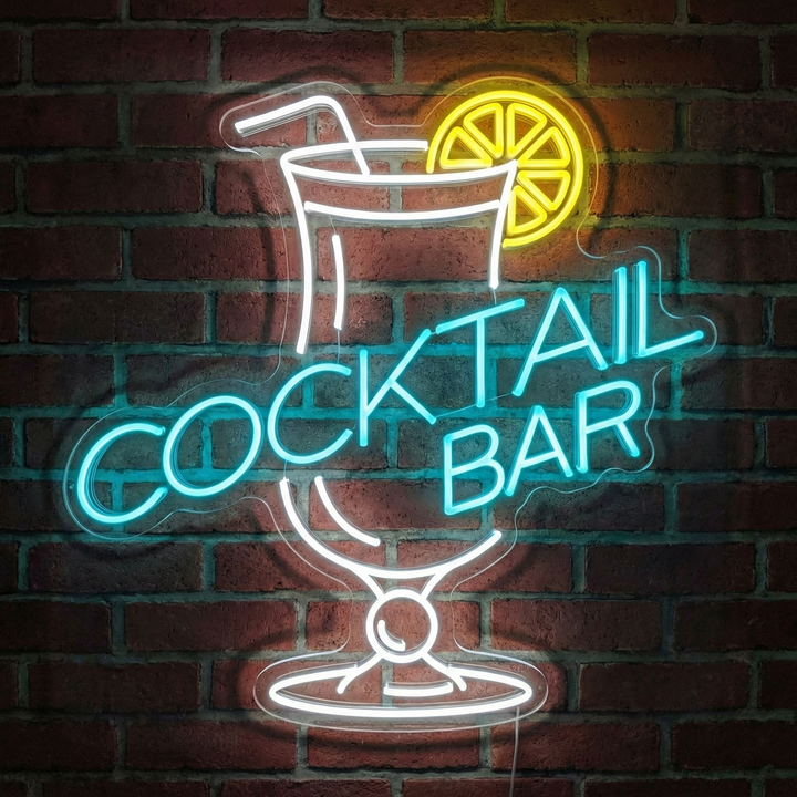 "Cocktails Bar" Neonskilt