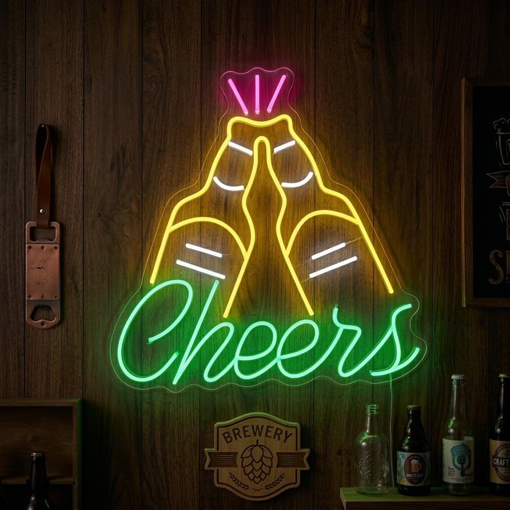 "Cheers" Neonskilt