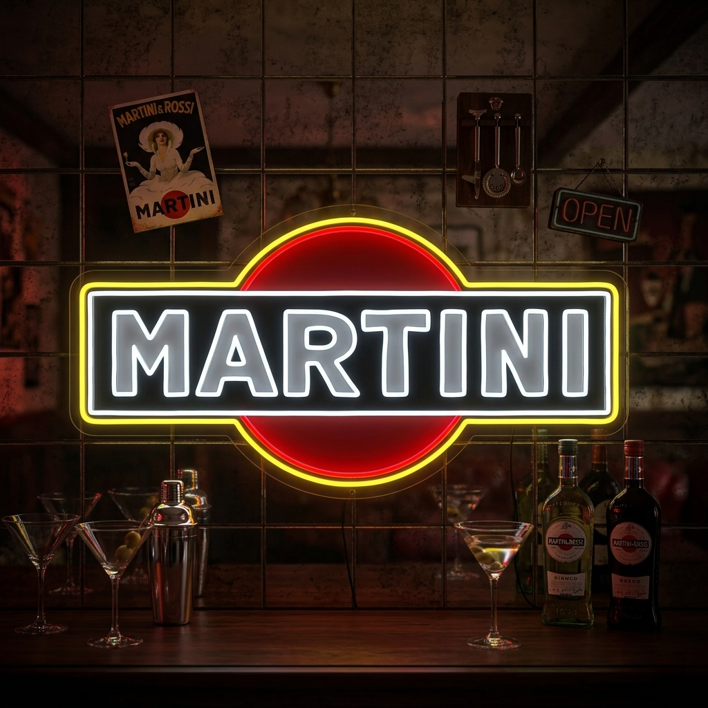 "Martini Logo" Neonskilt