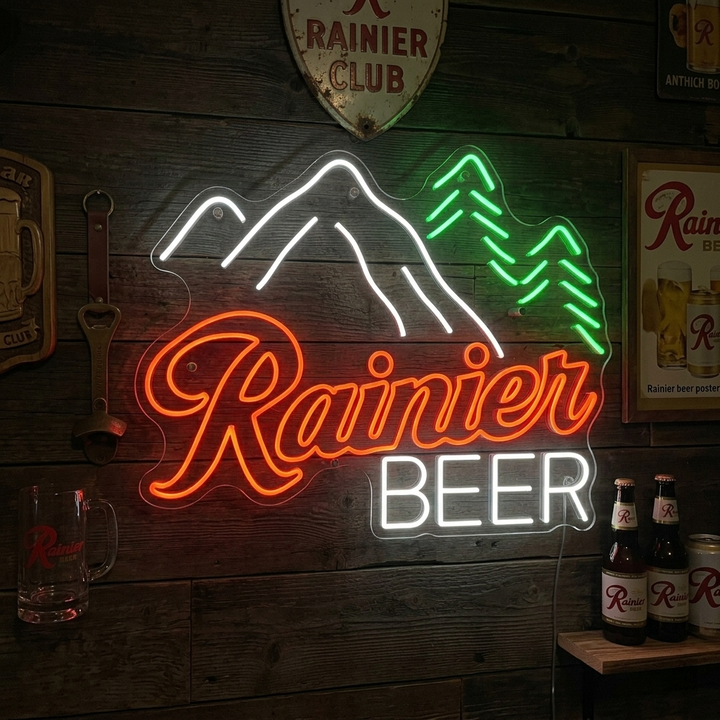 "Rainier Beer" Neonskilt
