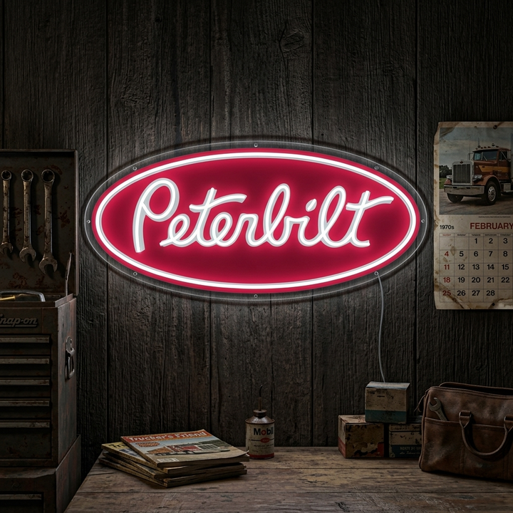 "Peterbil Logo" Neonskilt