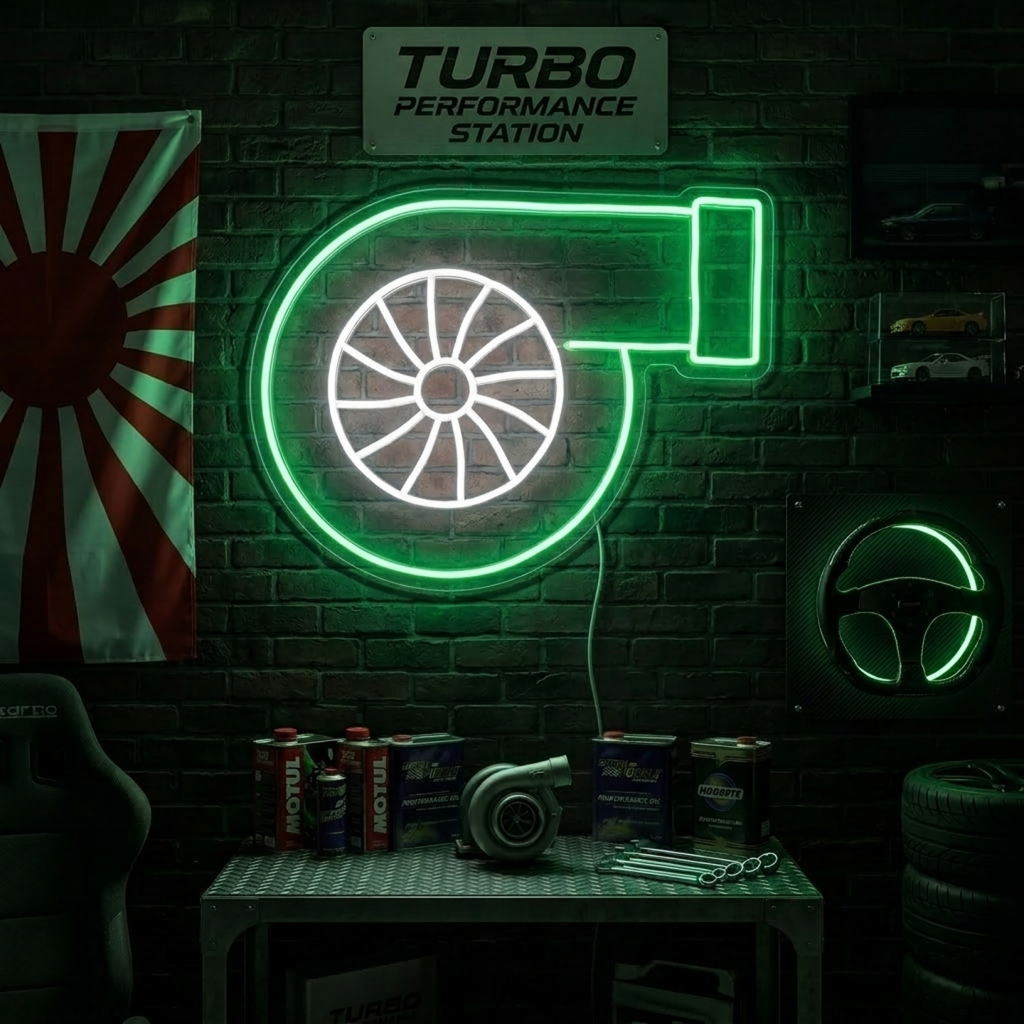 "Turbo" Neonskilt
