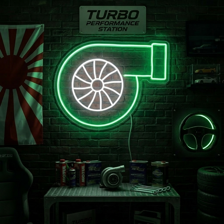 "Turbo" Neonskilt