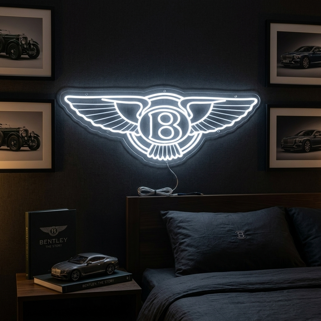 "Bentl-Car" Neonskilt