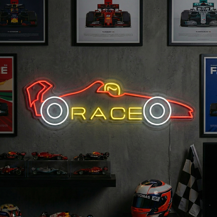 "Race Car" Neonskilt