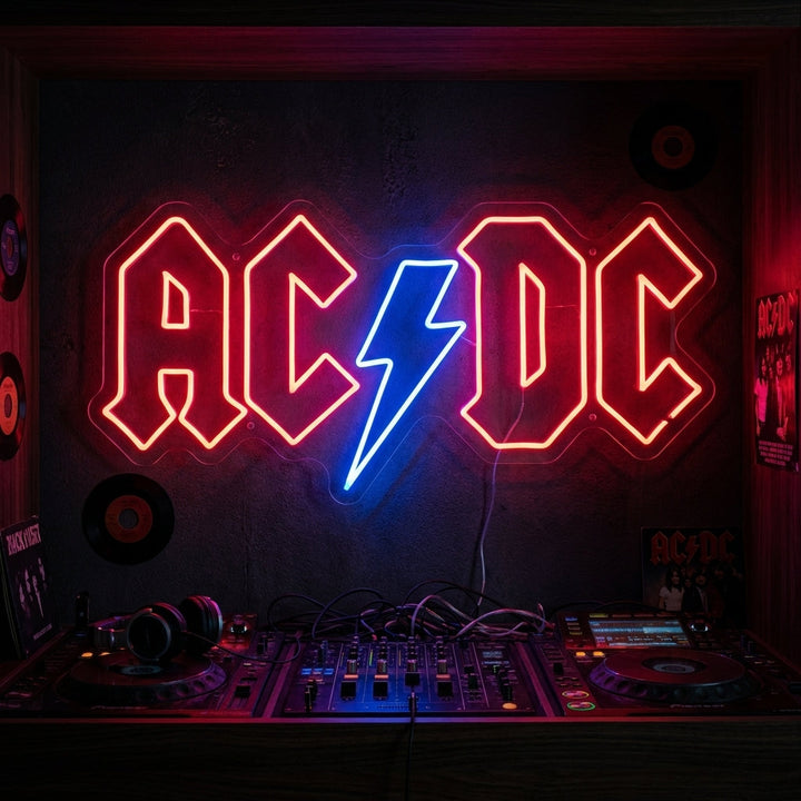 "ACDC" Neonskilt