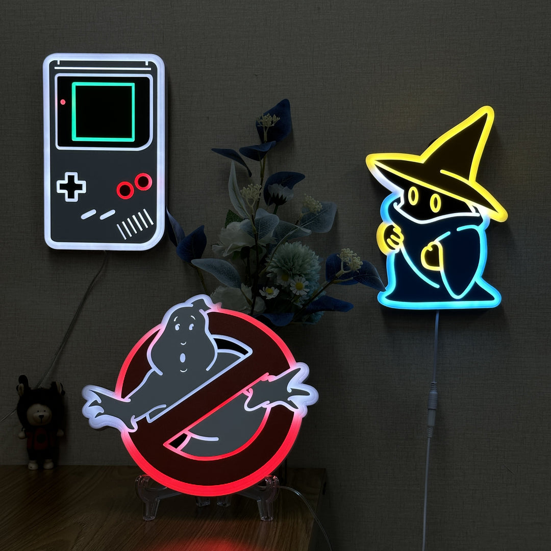 "Ghostbusters, Farer Stop Entry" Neon Like