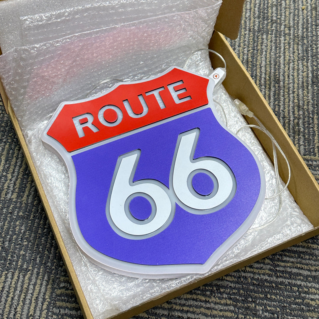 "Route 66" Neon Like