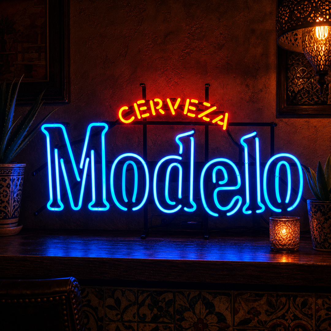 "Modelo Beer Bar" Neonskilt