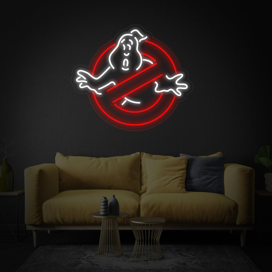 "Ghostbusters, Spøgelser" Neonskilt