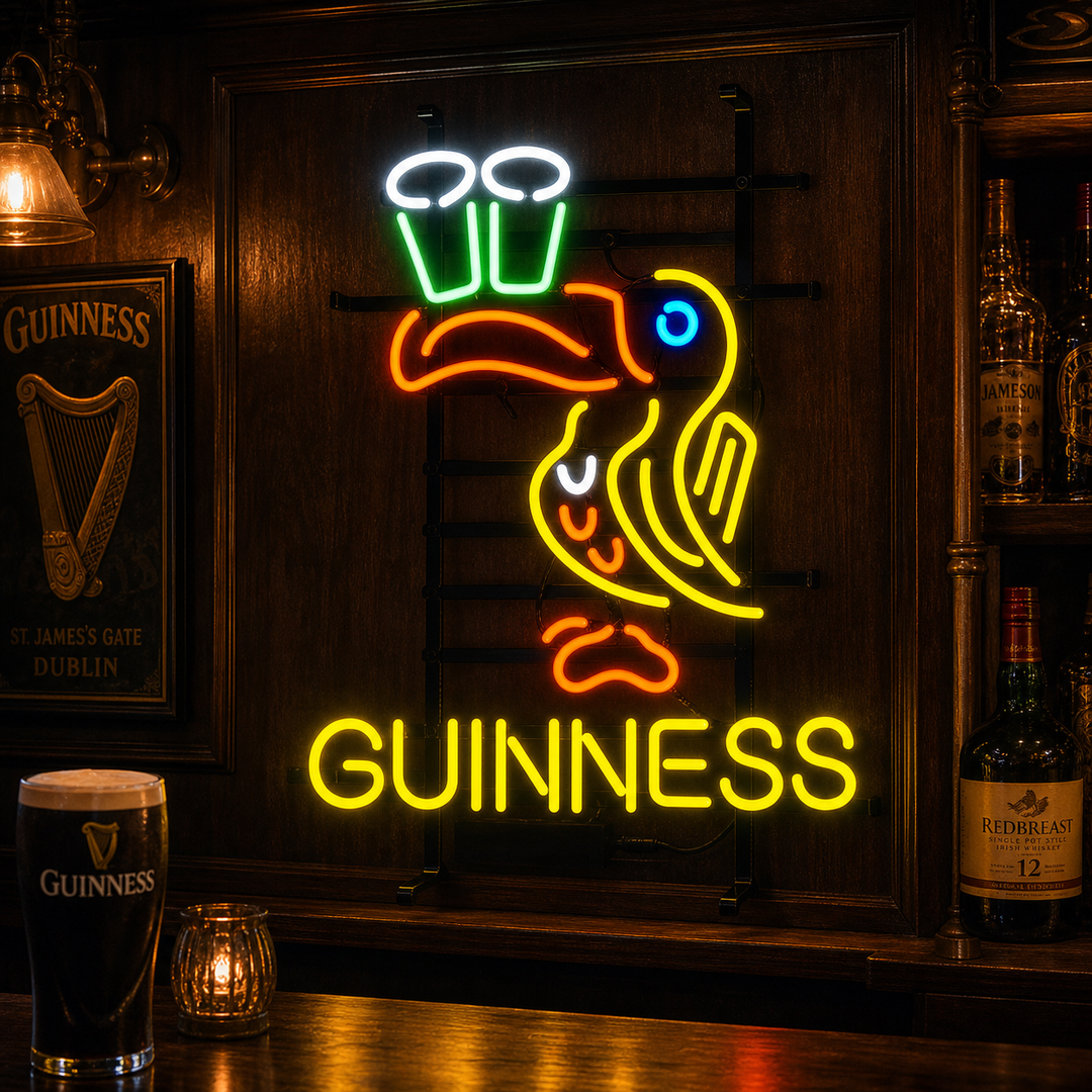 "Guinness, Neonskilt Øl" Neonskilt