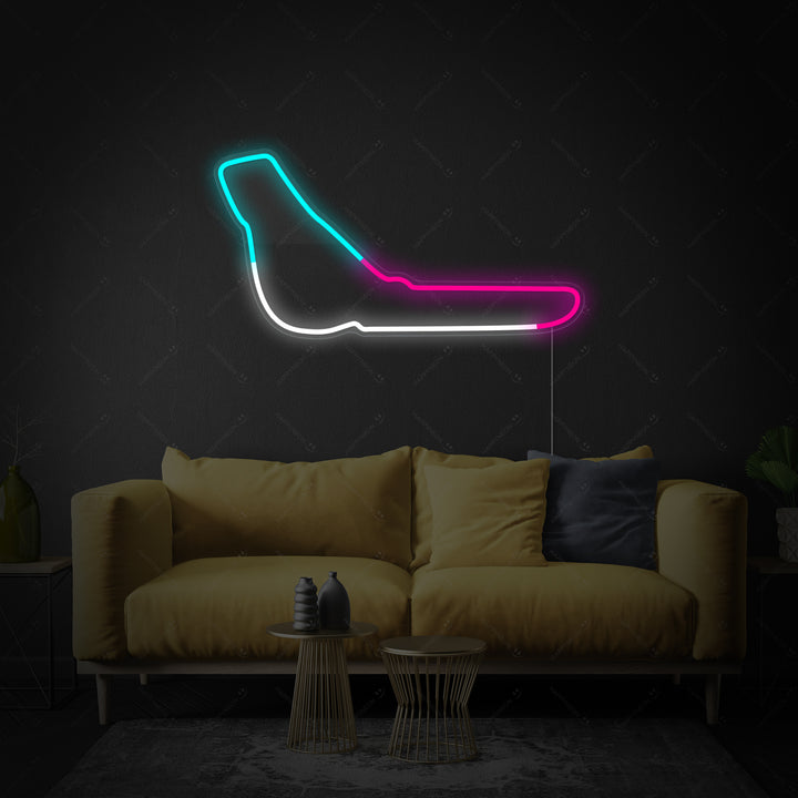 "Italy Monza F1 Track" Neonskilt