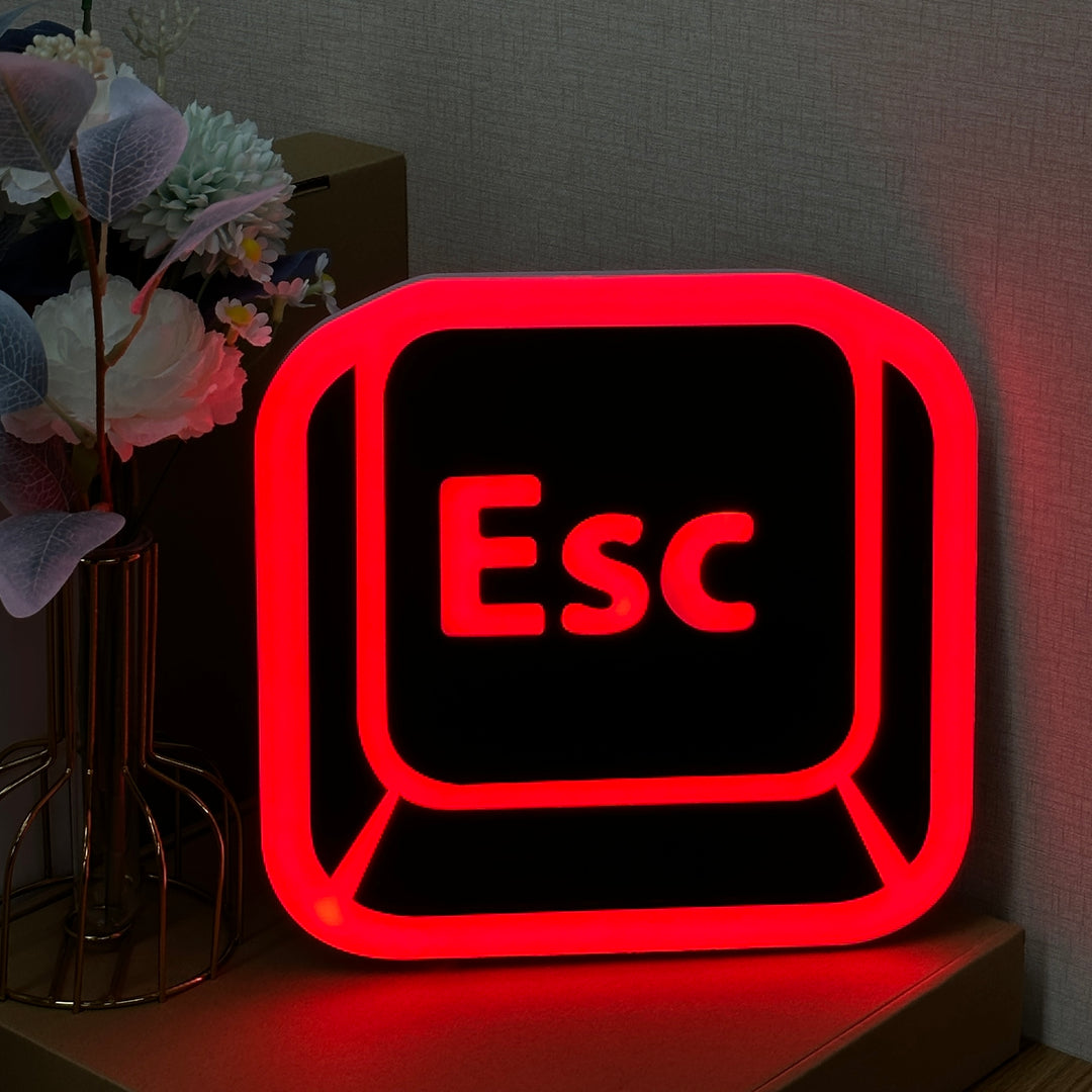 "Escape Key" Neon Like