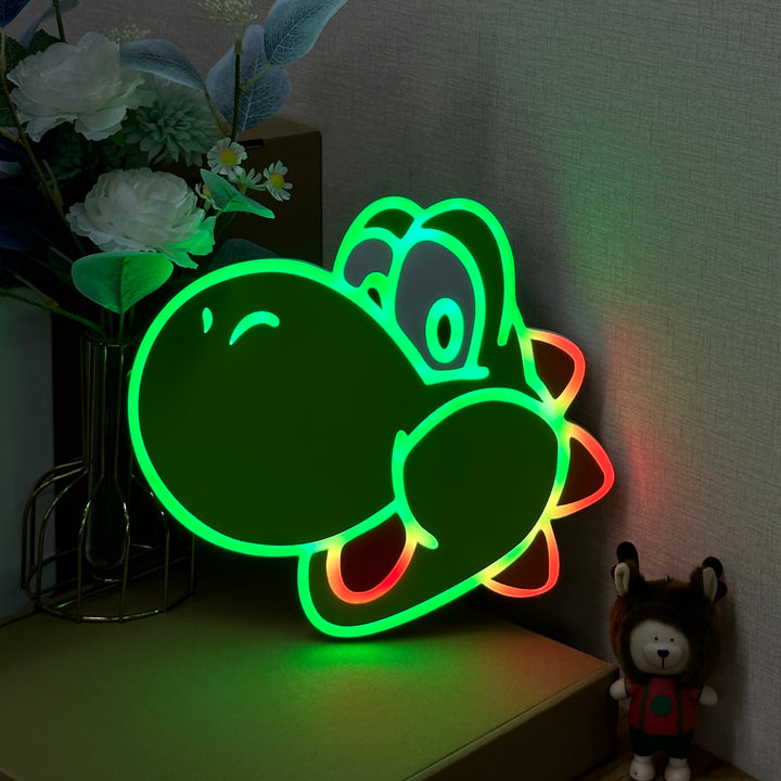 "Yoshi-skilt" Neon Like