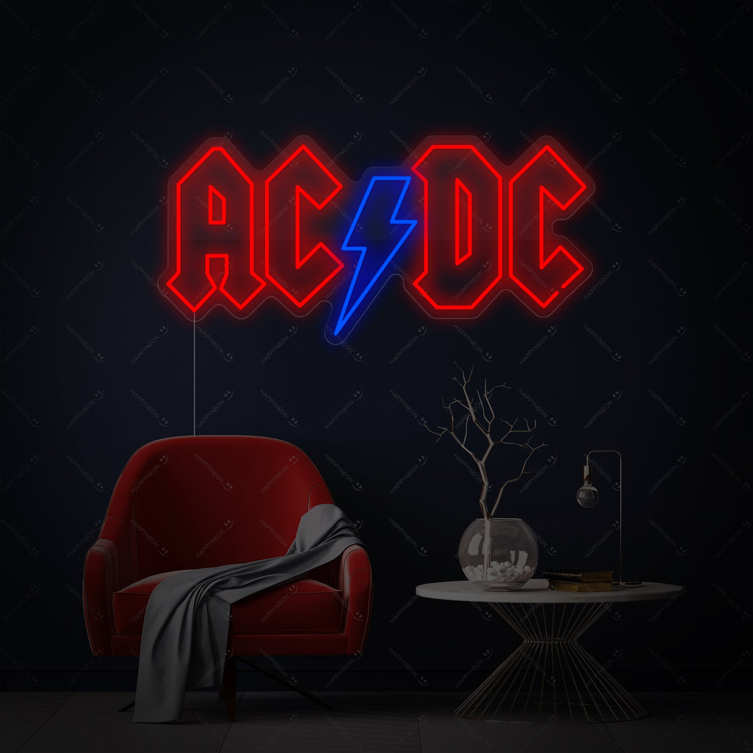 "ACDC" Neonskilt