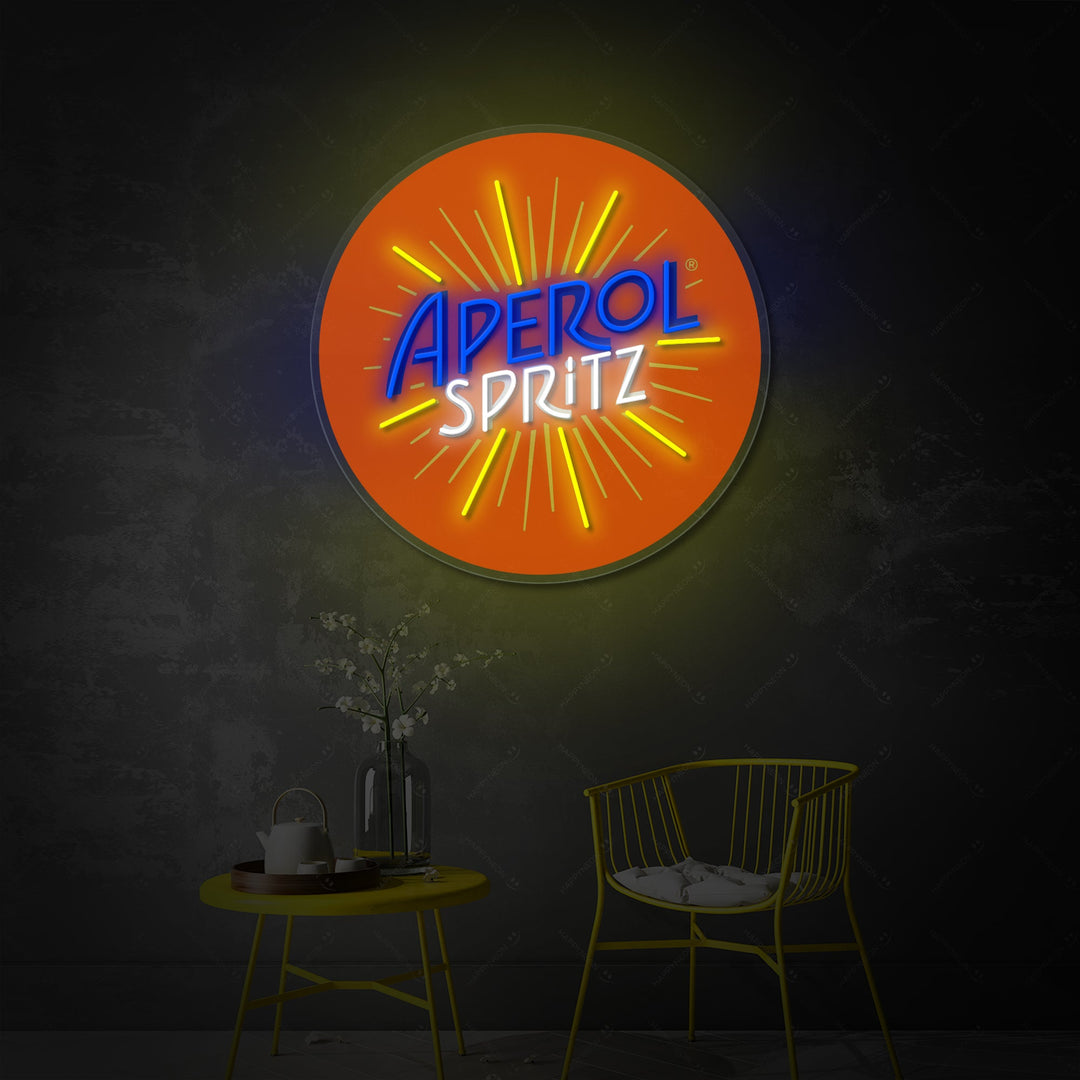 "Italy Aperol Spritz" Neonskilt