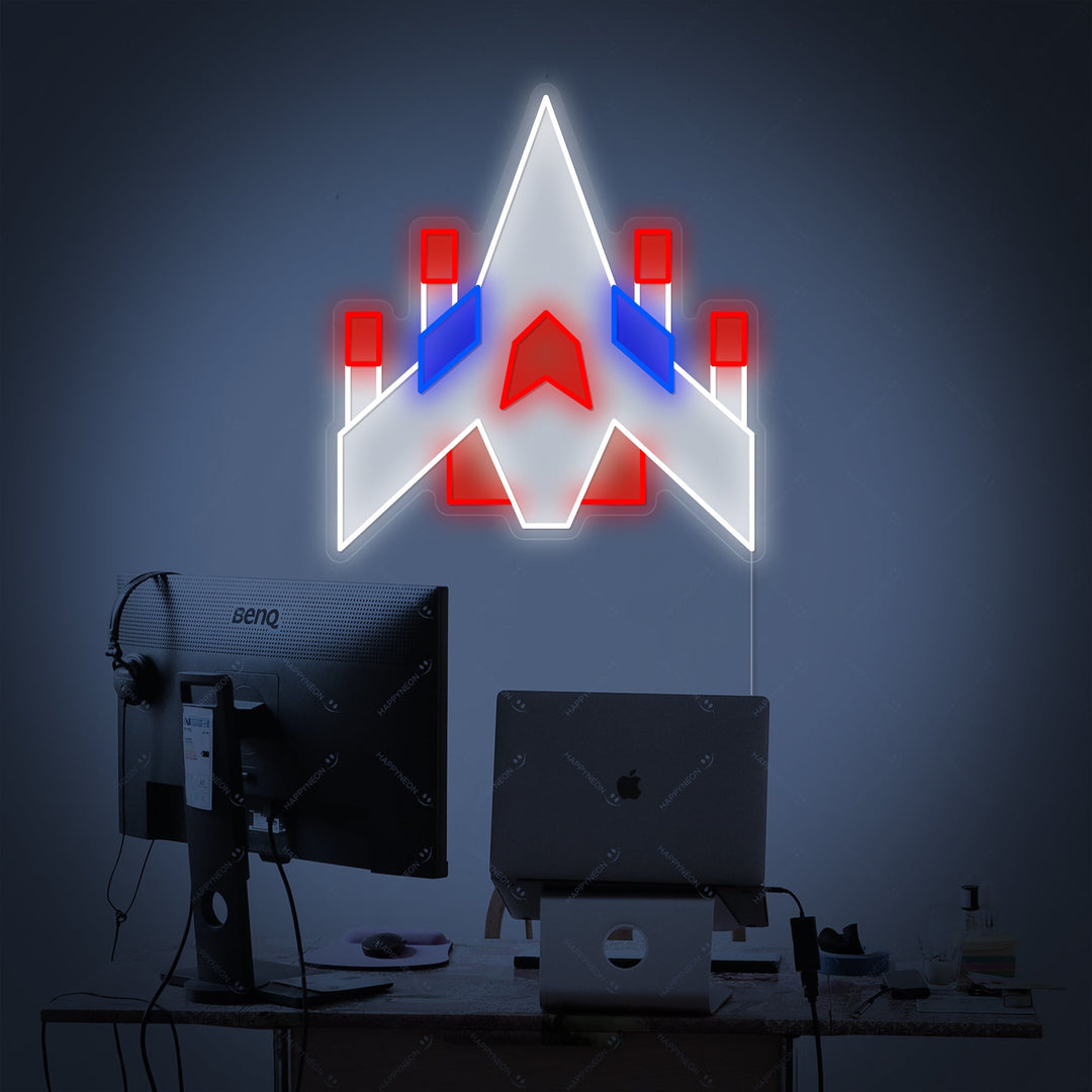 "Arcade Space Ship" Neonskilt