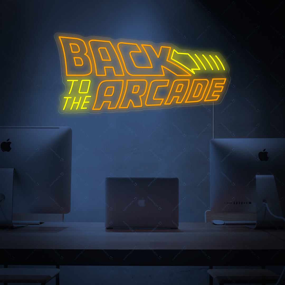 "Back To The Arcade" Neonskilt