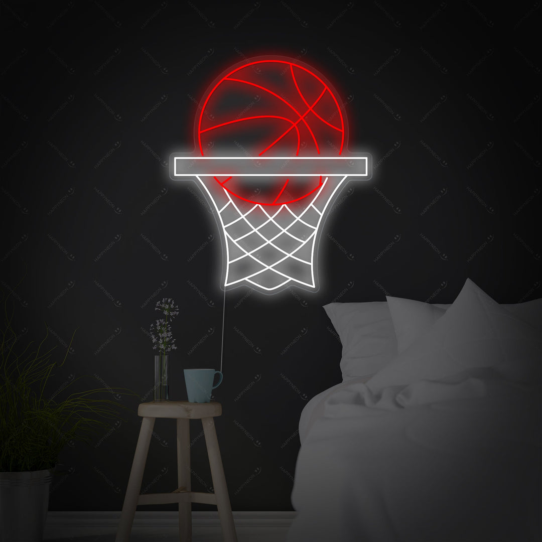 "Basketball Hoop" Neonskilt