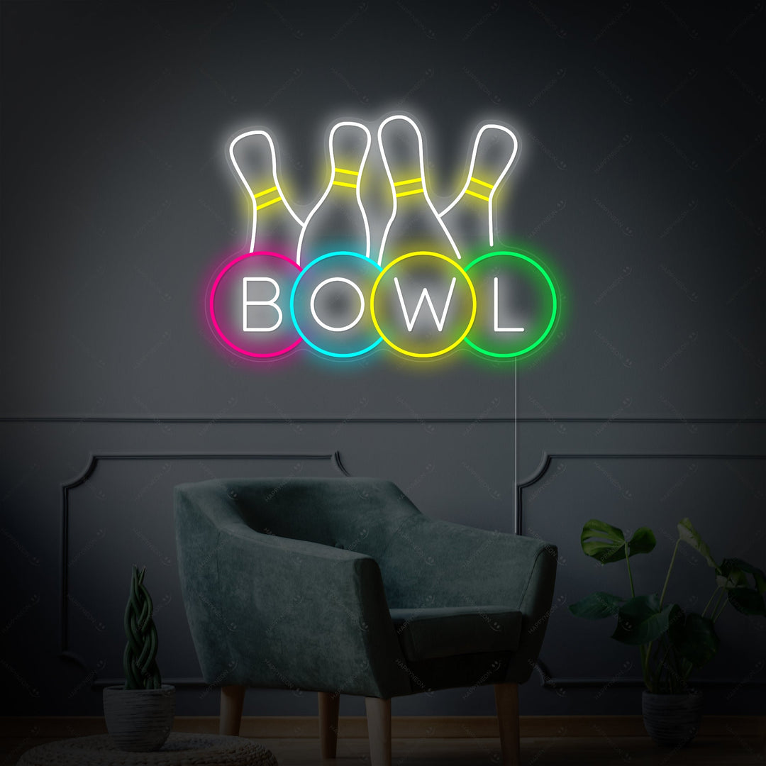 "Bowling Shop Logo" Neonskilt