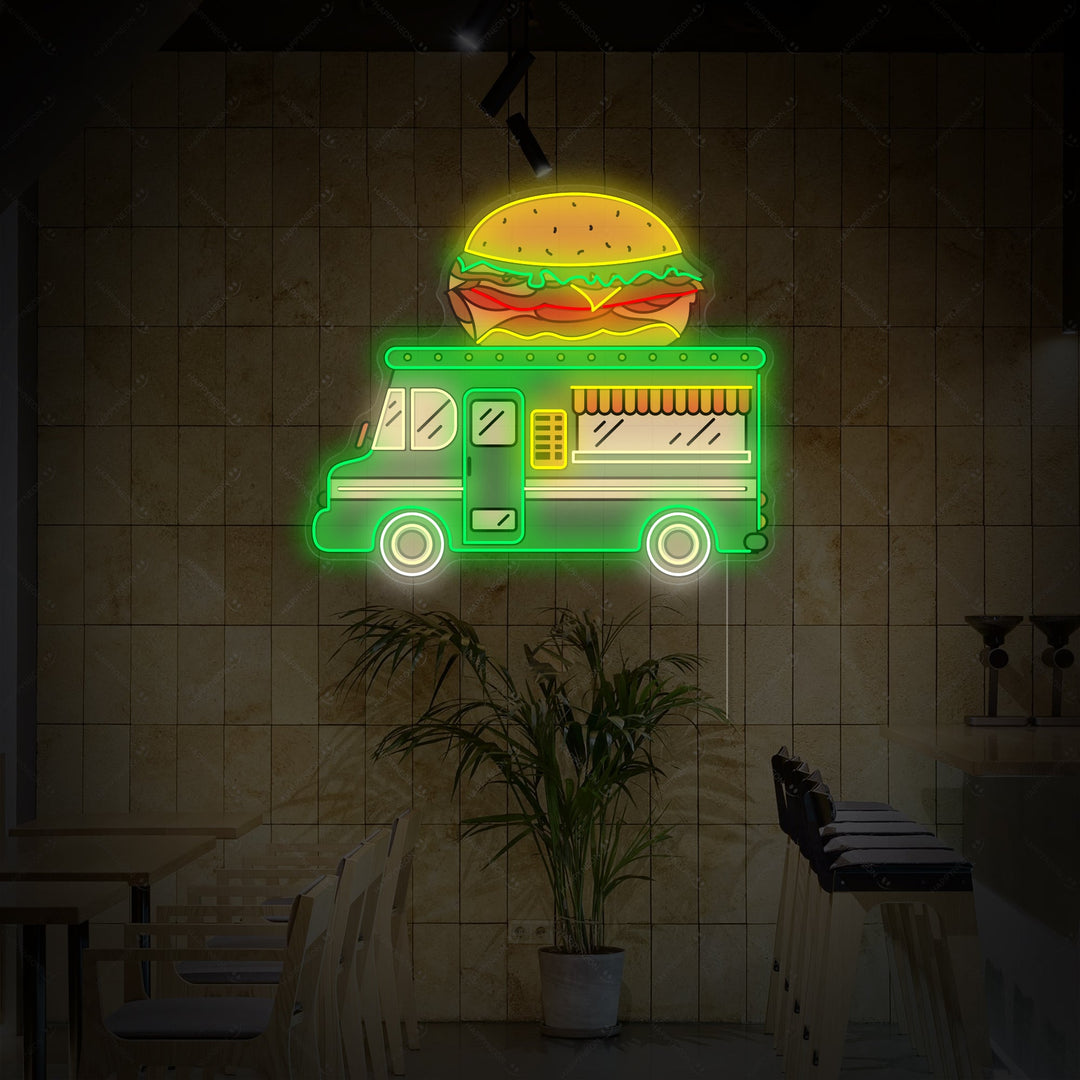 "Burger Truck" Neonskilt