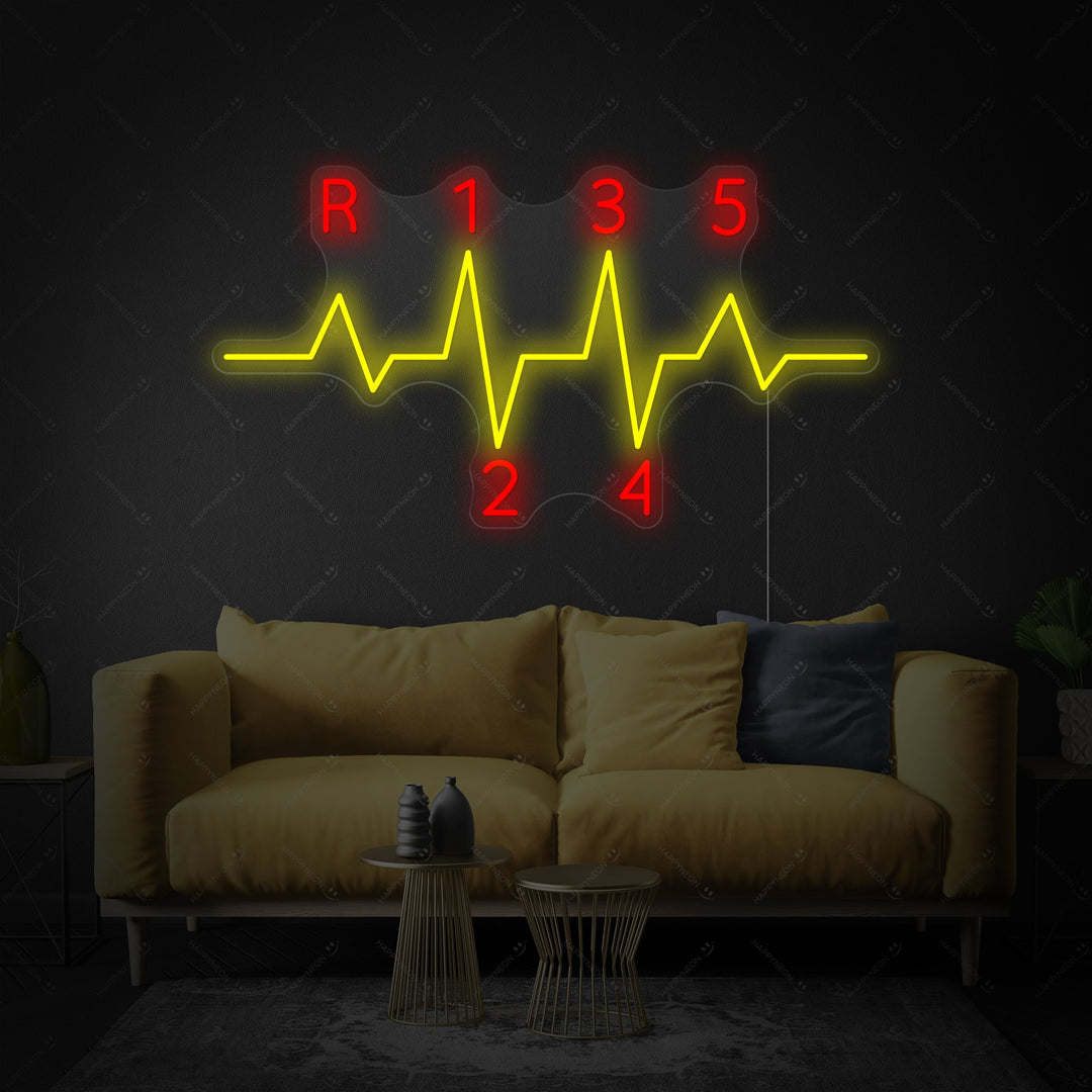 "Car Gear" Neonskilt