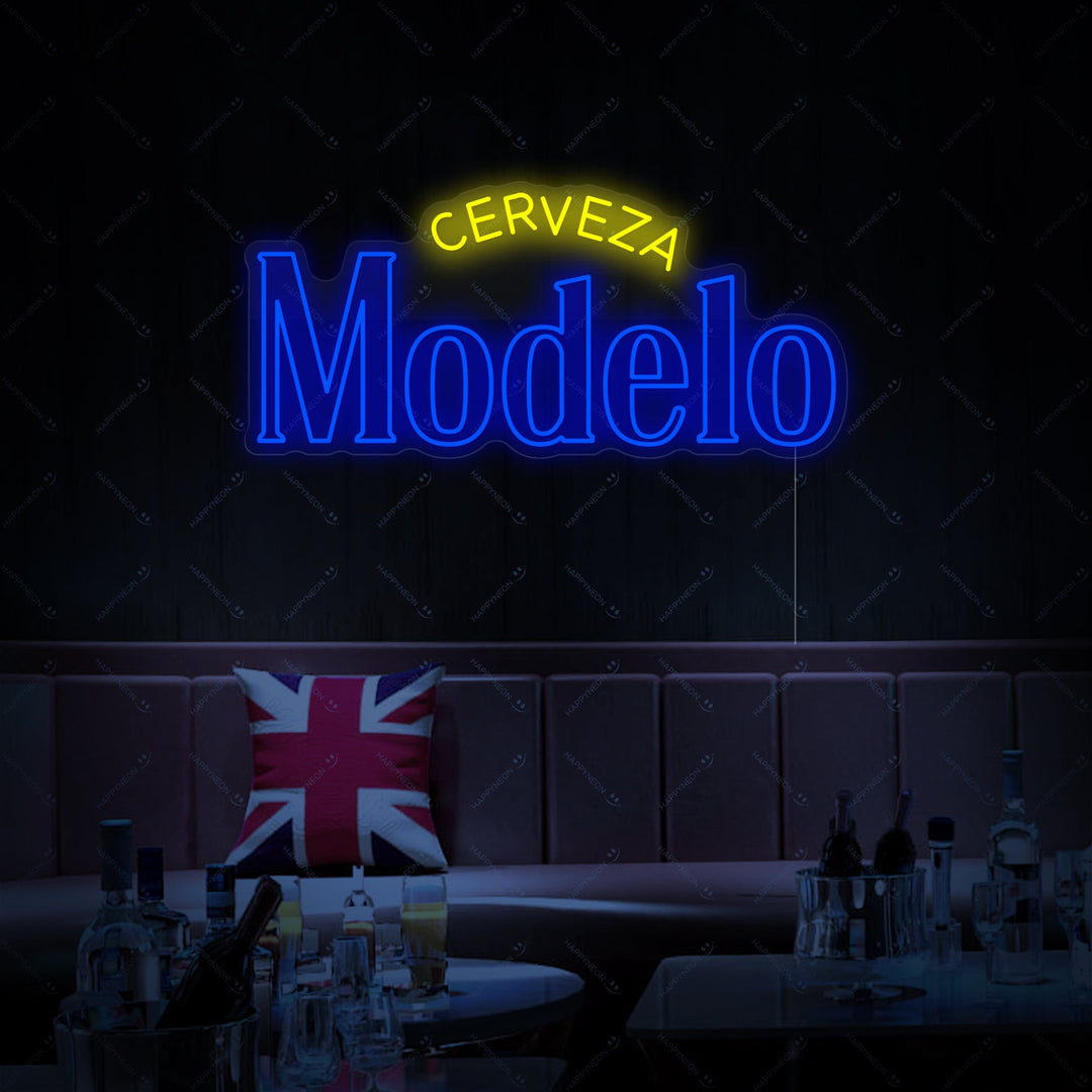 "Cerveza Modelo" Neonskilt