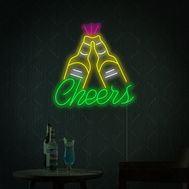 "Cheers" Neonskilt