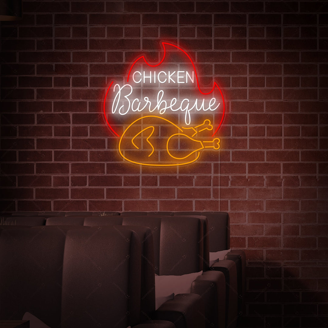 "Chicken Barbecue" Neonskilt