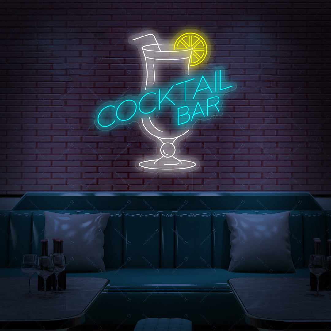 "Cocktails Bar" Neonskilt