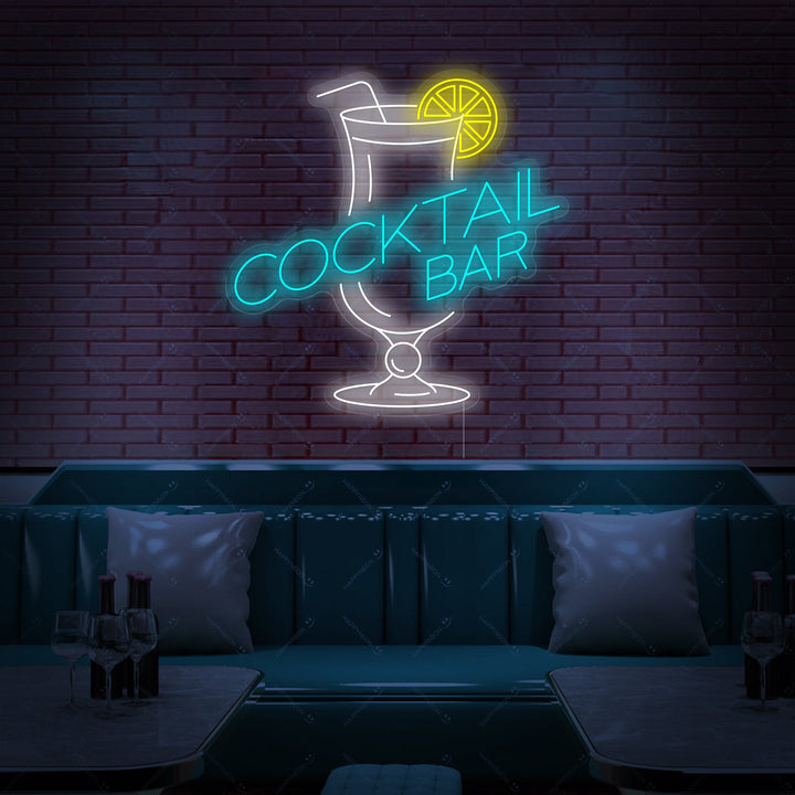 "Cocktails Bar" Neonskilt