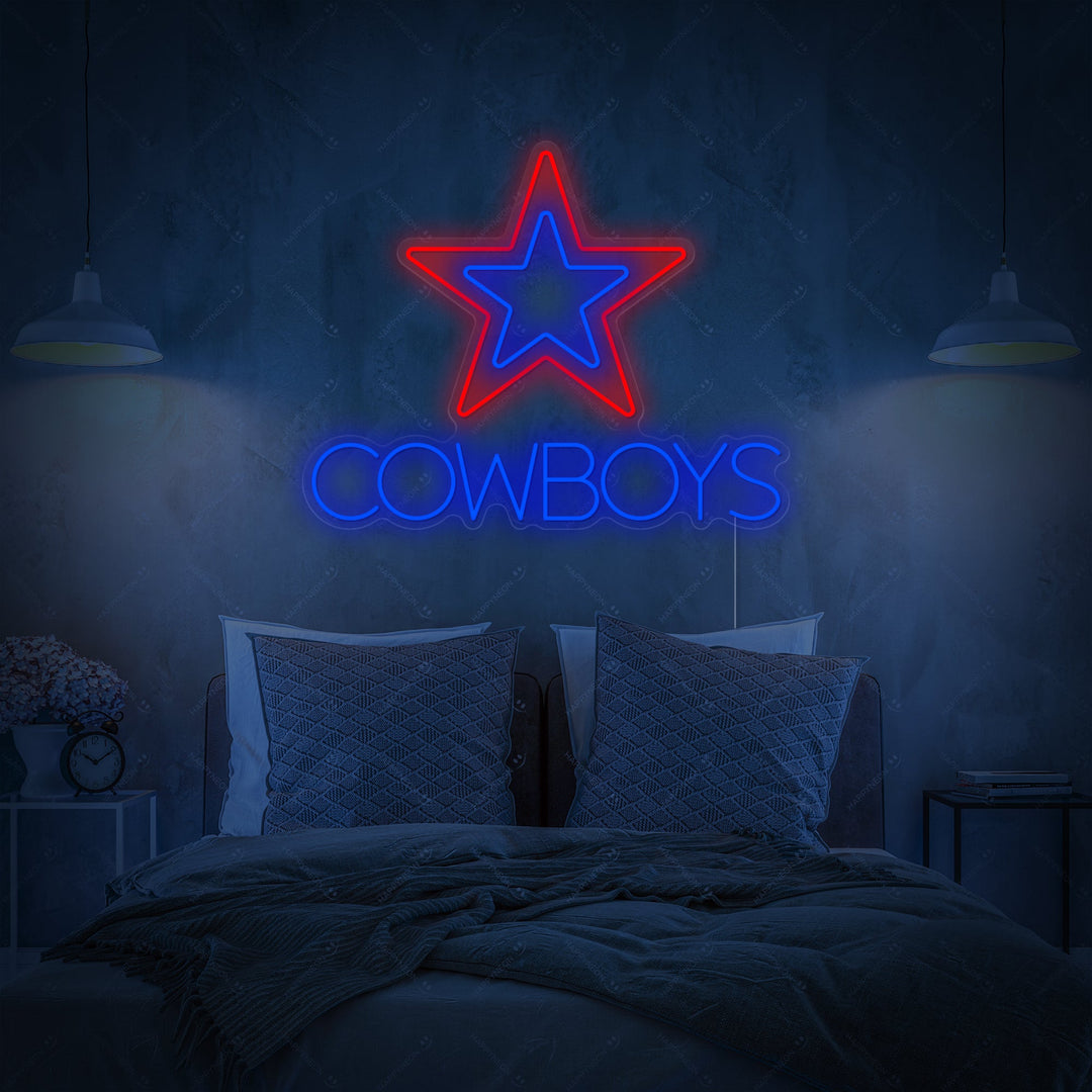 "Cowboys" Neonskilt