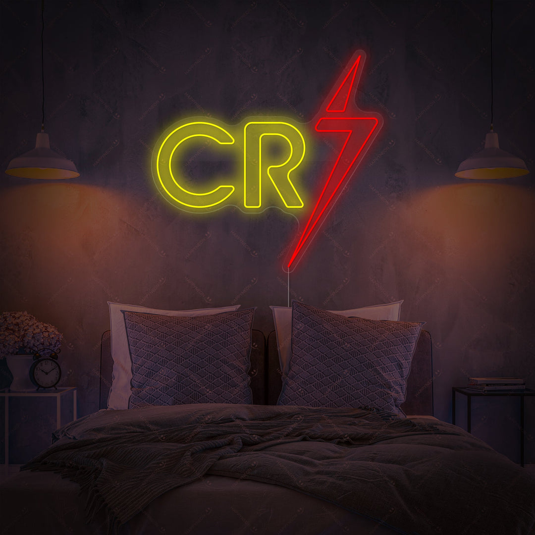 "Cr7" Neonskilt