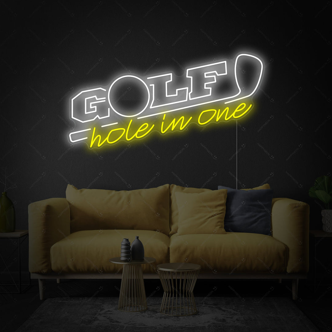 "Golf Hole In One" Neonskilt