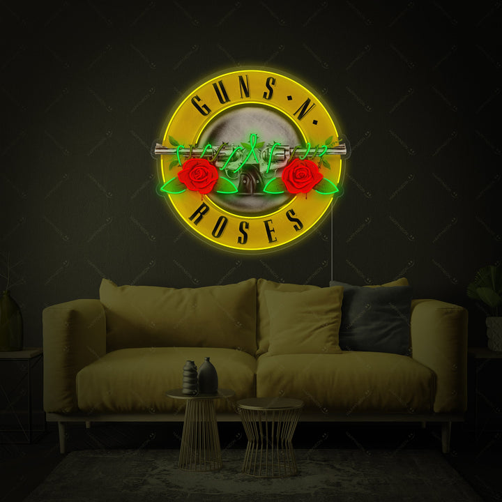 "Guns N Roses" Neonskilt