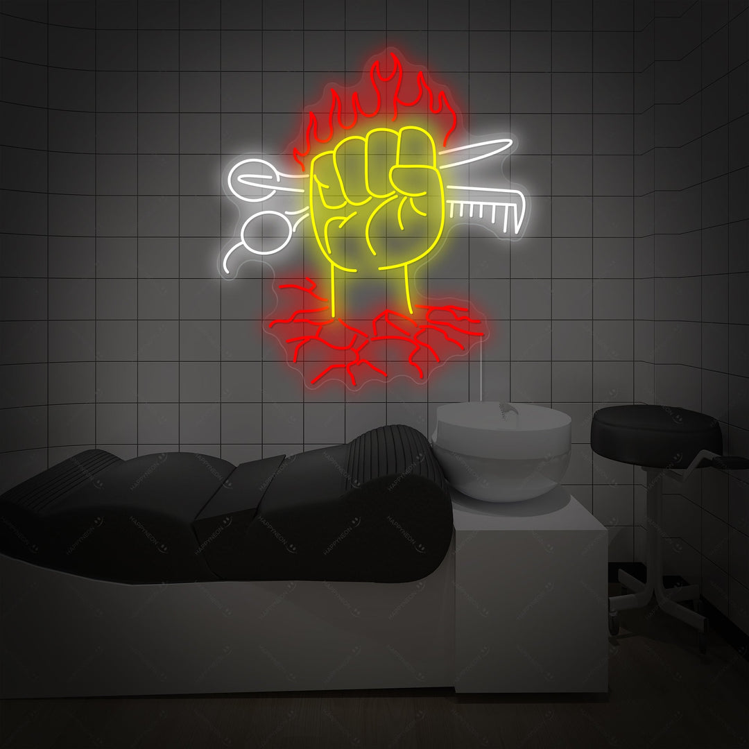 "Hair Beauty Salon" Neonskilt